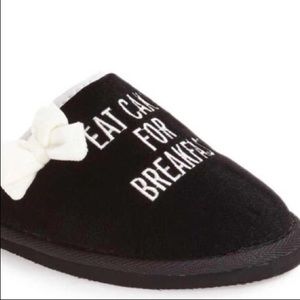 kate spade Eat Cake For Breakfast slippers 10 NWOT